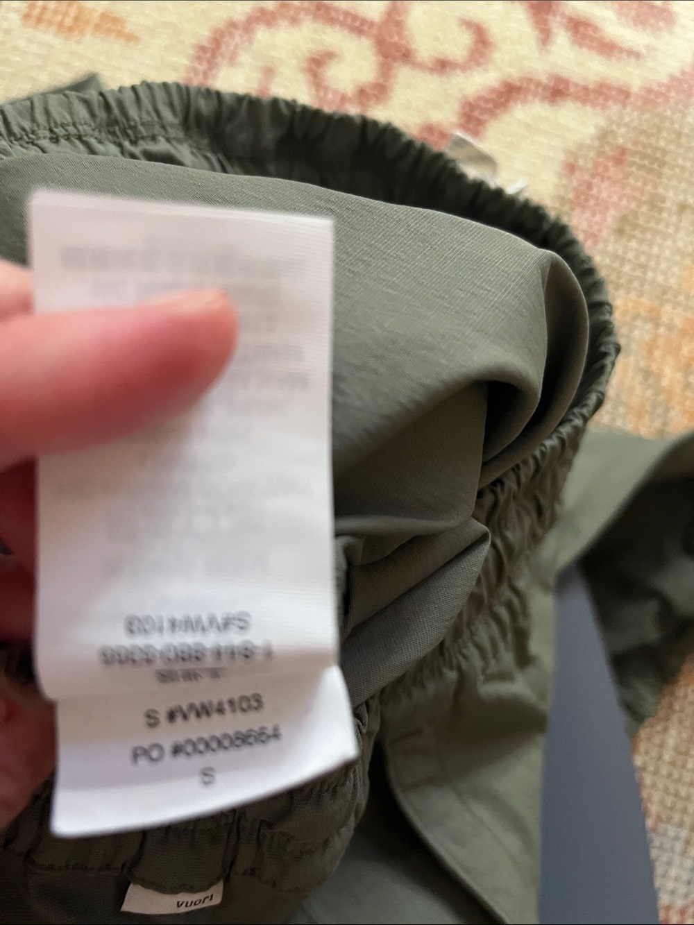 Vuori Cargo Joggers Green Men’s Size Small Performance Athletic Like New - Picture 9 of 9